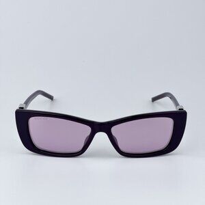Gucci Women BRAND NEW Sunglasses Violet Mirror Cat Eye GG1681S 005